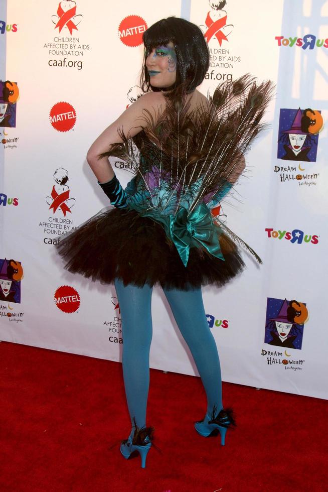 LOS ANGELES, OCT 30 - Tori Spelling arrives at the 17th Annual Dream Halloween benefiting CAAF at Barker Hanger on October 30, 2010 in Santa Monica, CA photo