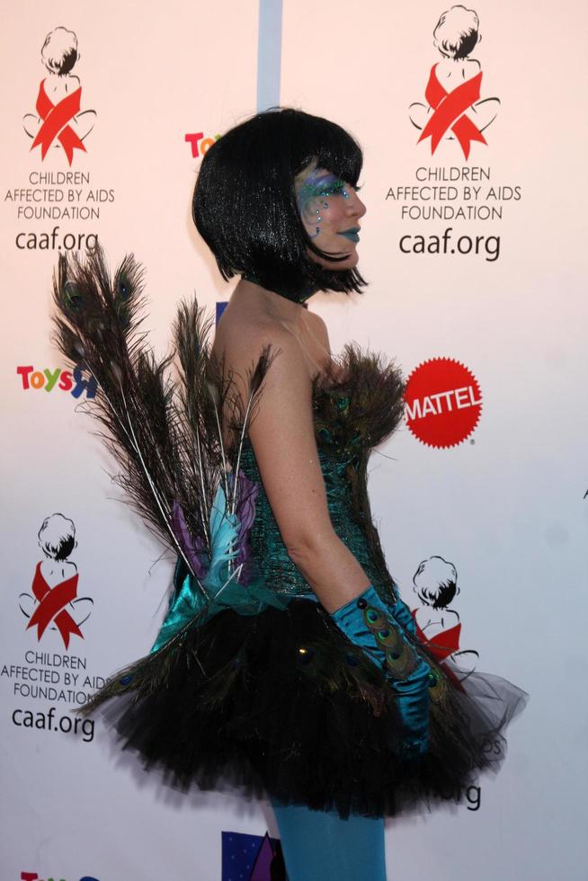 LOS ANGELES, OCT 30 - Tori Spelling arrives at the 17th Annual Dream Halloween benefiting CAAF at Barker Hanger on October 30, 2010 in Santa Monica, CA photo