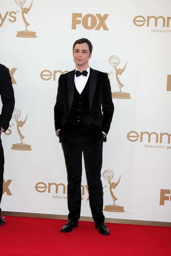 LOS ANGELES, SEP 18 - Jim Parsons arriving at the 63rd Primetime Emmy Awards at Nokia Theater on September 18, 2011 in Los Angeles, CA photo