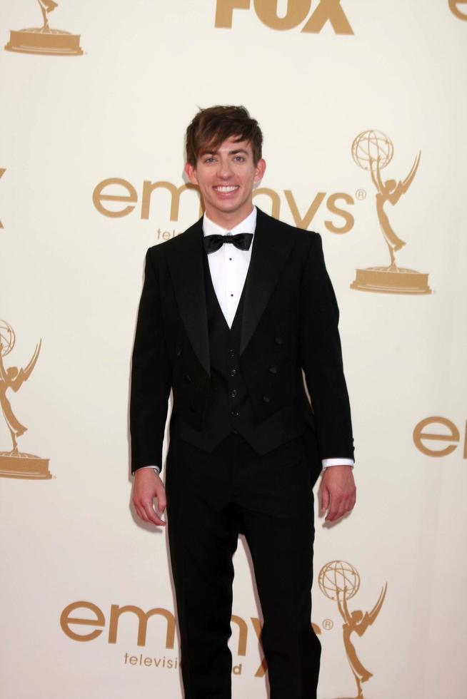 LOS ANGELES, SEP 18 - Kevin McHale arriving at the 63rd Primetime Emmy Awards at Nokia Theater on September 18, 2011 in Los Angeles, CA photo