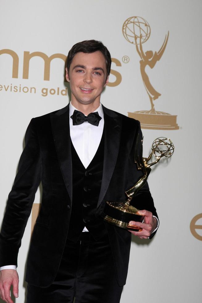 LOS ANGELES, SEP 18 - Jim Parsons in the Press Room at the 63rd Primetime Emmy Awards at Nokia Theater on September 18, 2011 in Los Angeles, CA photo