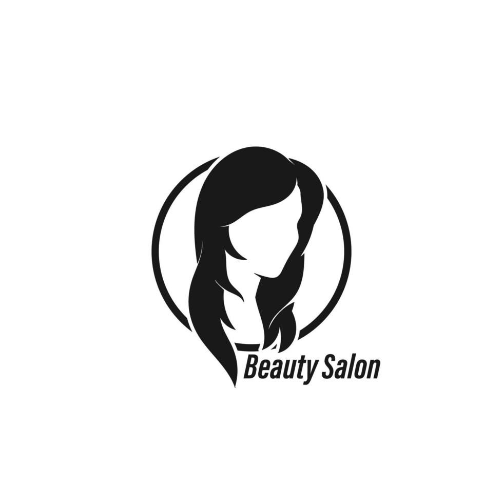 vector de logotipo de estilo de cabello de belleza