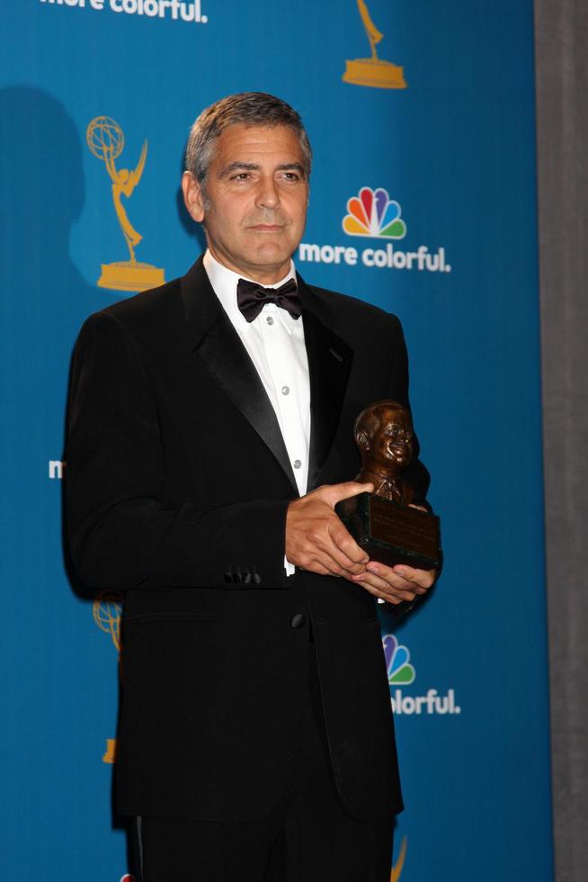 LOS ANGELES, AUG 29 - George Clooney in the Press Room at the 2010 Emmy Awards at Nokia Theater at LA Live on August 29, 2010 in Los Angeles, CA photo