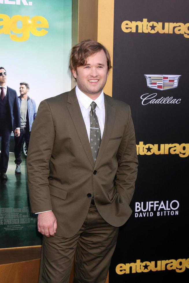 LOS ANGELES, MAY 27 - Haley Joel Osment at the Entourage Movie Premiere at the Village Theater on May 27, 2015 in Westwood, CA photo