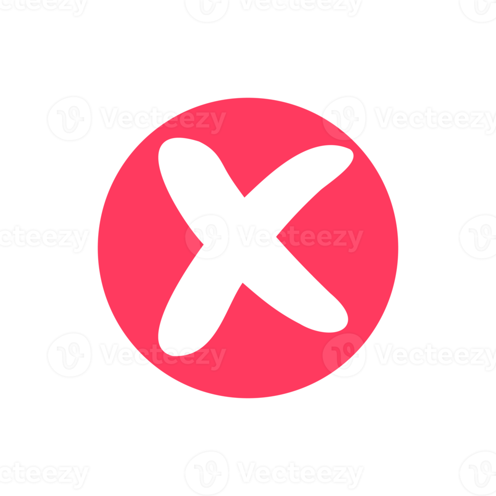 red cross icon for things that should not be done or forbidden png