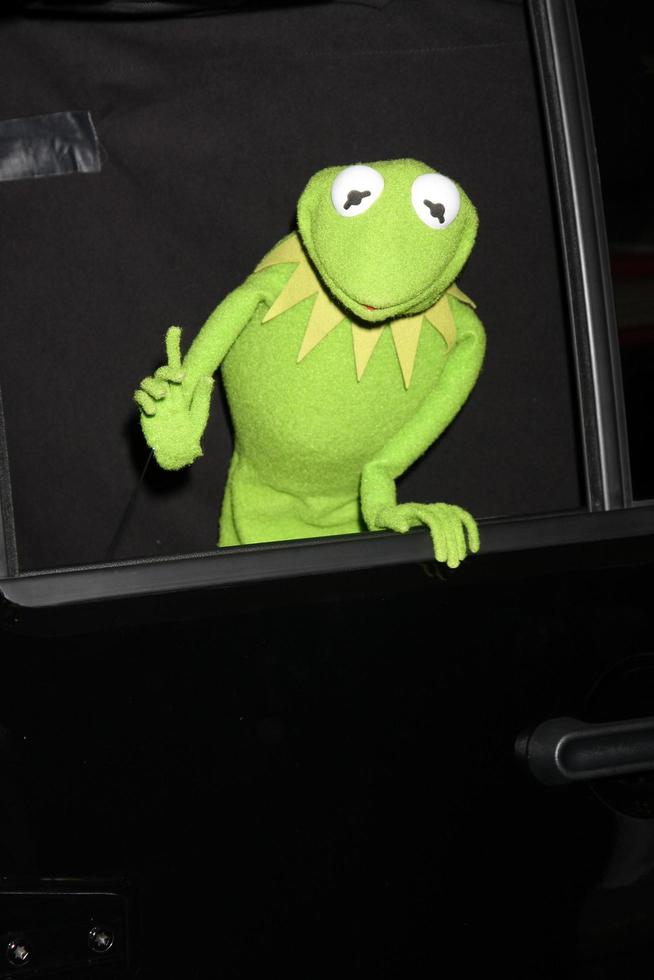 LOS ANGELES, NOV 12 - Kermit The Frog arrives at the Muppets World Premiere at El Capitan Theater on November 12, 2011 in Los Angeles, CA photo