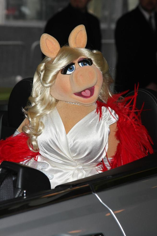 LOS ANGELES, NOV 12 - Miss Piggy arrives at the Muppets World Premiere at El Capitan Theater on November 12, 2011 in Los Angeles, CA photo