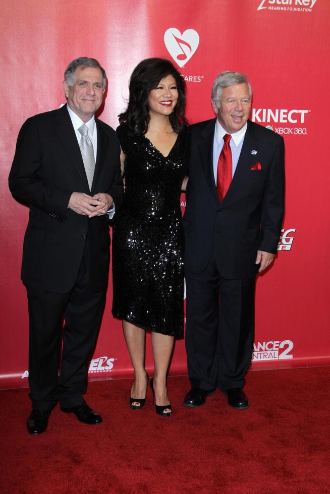 LOS ANGELES, FEB 10 - Les Moonves, Julie Chen, guest arrives at the 2012 MusiCares Gala honoring Paul McCartney at LA Convention Center on February 10, 2012 in Los Angeles, CA photo