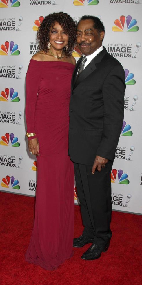 LOS ANGELES, FEB 17 - Beverly Todd, James Reynolds arrives at the 43rd NAACP Image Awards at the Shrine Auditorium on February 17, 2012 in Los Angeles, CA photo