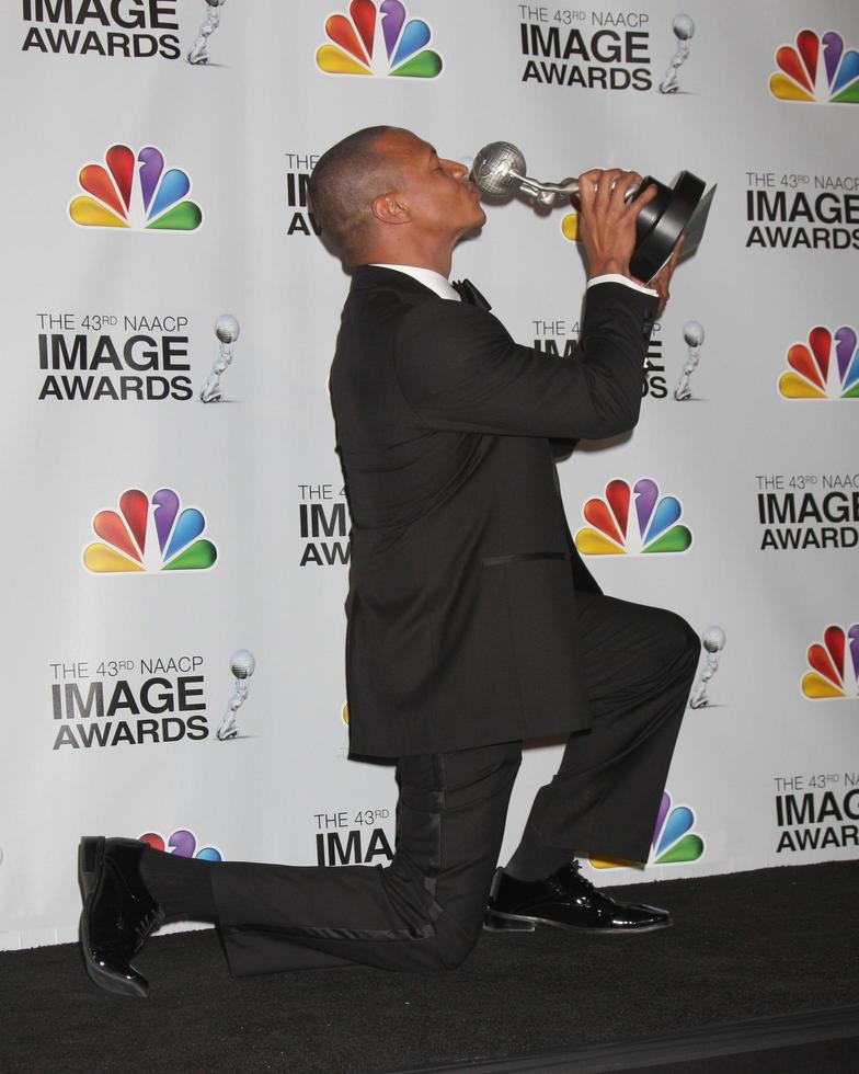 LOS ANGELES, FEB 17 - Emerson Brooks in the Press Room of the 43rd NAACP Image Awards at the Shrine Auditorium on February 17, 2012 in Los Angeles, CA photo