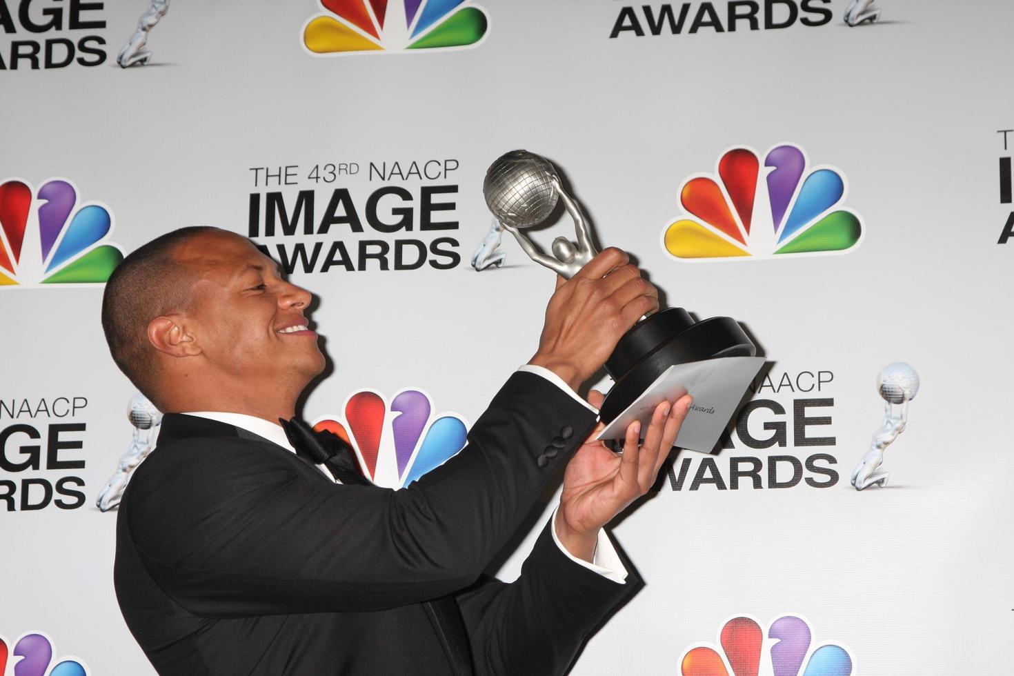 LOS ANGELES, FEB 17 - Emerson Brooks in the Press Room of the 43rd NAACP Image Awards at the Shrine Auditorium on February 17, 2012 in Los Angeles, CA photo