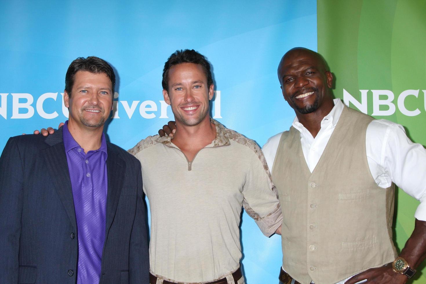 LOS ANGELES, JUL 24 - Todd Palin, Brent Gleeson, Terry Crews arrives at the NBC TCA Summer 2012 Press Tour at Beverly Hilton Hotel on July 24, 2012 in Beverly Hills, CA photo