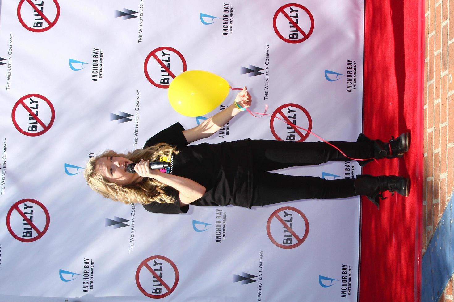 CULVER CITY, FEB 28 - Shauna Case at the Bully Documentary Baloon Release Event at the Culver City High School on February 28, 2013 in Culver City, CA photo