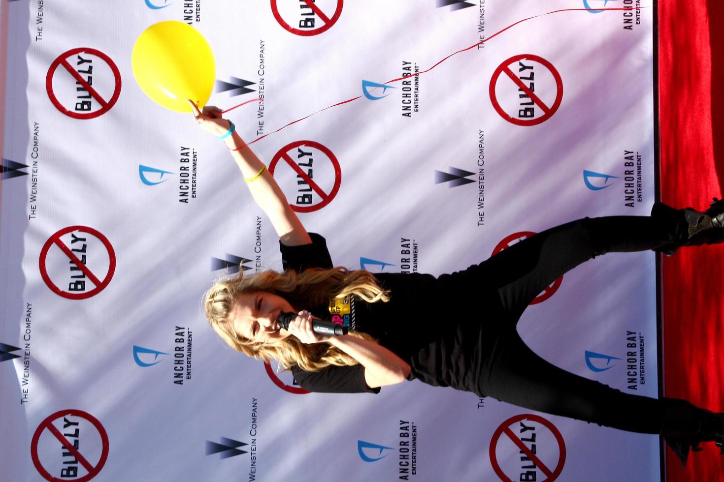 CULVER CITY, FEB 28 - Shauna Case at the Bully Documentary Baloon Release Event at the Culver City High School on February 28, 2013 in Culver City, CA photo
