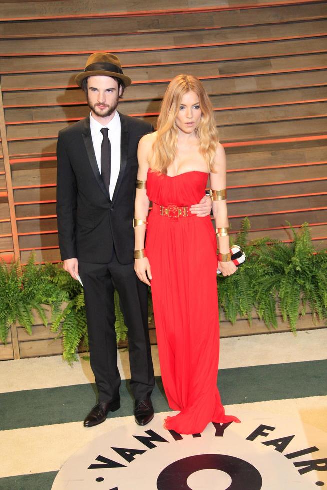 LOS ANGELES, MAR 2 - Sienna Miller at the 2014 Vanity Fair Oscar Party at the Sunset Boulevard on March 2, 2014 in West Hollywood, CA photo