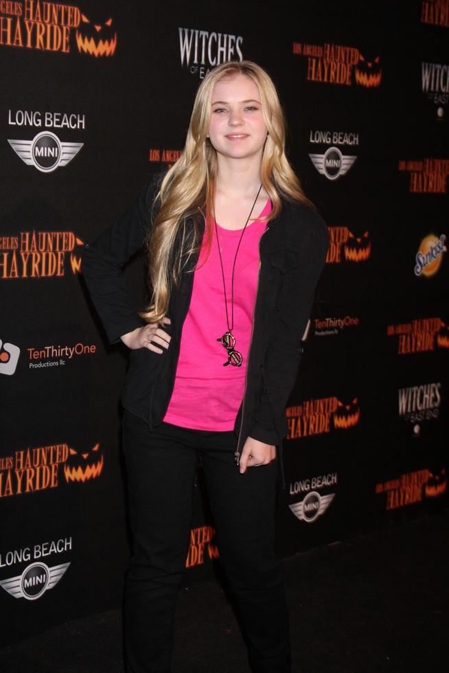 LOS ANGELES, OCT 10 - Sierra McCormick at the 8th Annual LA Haunted Hayride Premiere Night at Griffith Park on October 10, 2013 in Los Angeles, CA photo