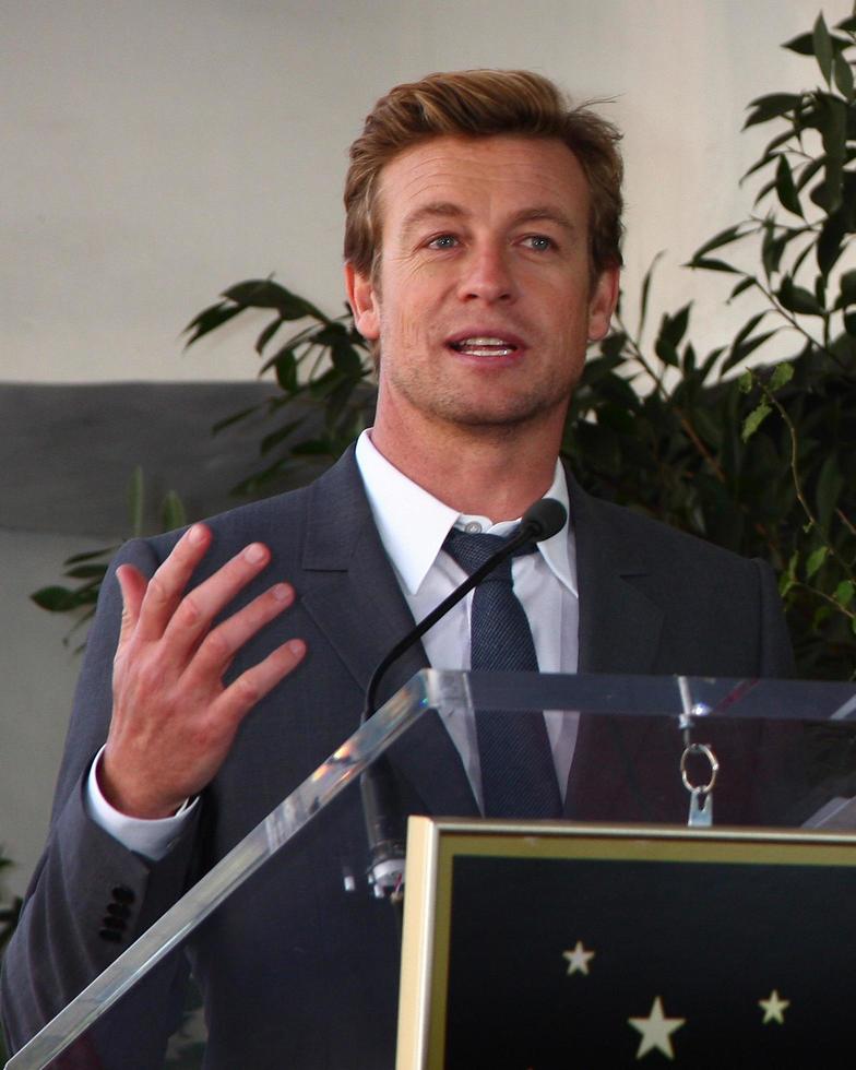 LOS ANGELES, FEB 14 - Simon Baker at the Hollywood Walk of Fame Ceremony honoring Simon Baker at the Hollywood Boulevard on February 14, 2013 in Los Angeles, CA photo