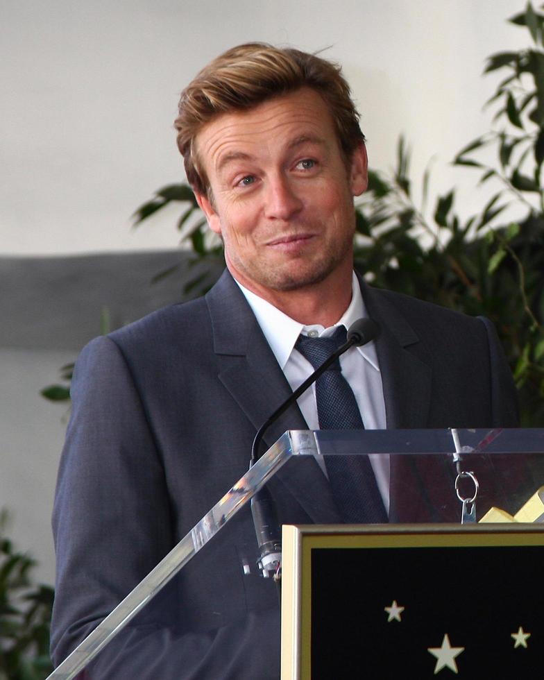 LOS ANGELES, FEB 14 - Simon Baker at the Hollywood Walk of Fame Ceremony honoring Simon Baker at the Hollywood Boulevard on February 14, 2013 in Los Angeles, CA photo