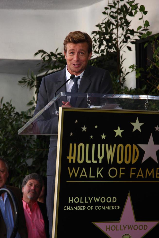 LOS ANGELES, FEB 14 - Simon Baker at the Hollywood Walk of Fame Ceremony honoring Simon Baker at the Hollywood Boulevard on February 14, 2013 in Los Angeles, CA photo