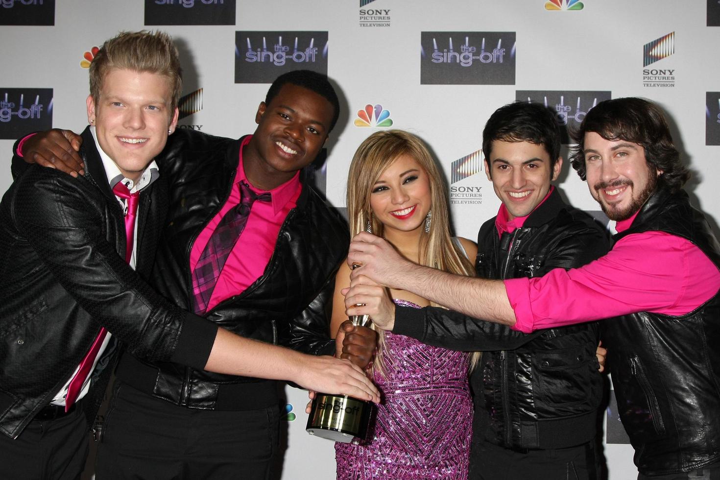 LOS ANGELES, NOV 28 - Pentatonix arrives at the NBC s The Sing Off Live Finale 2011 at Sony Pictures Studio on November 28, 2011 in Culver City, CA photo
