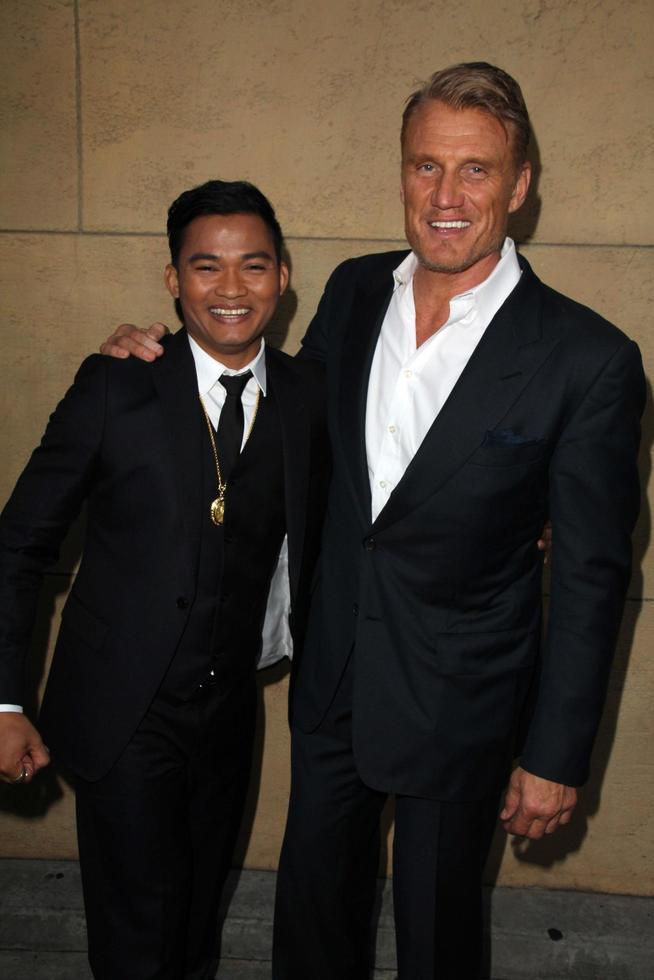 LOS ANGELES, MAY 6 - Tony Jaa, Dolph Lundgren at the Skin Trade Los Angeles Premiere at the Egyptian Theater on May 6, 2015 in Los Angeles, CA photo