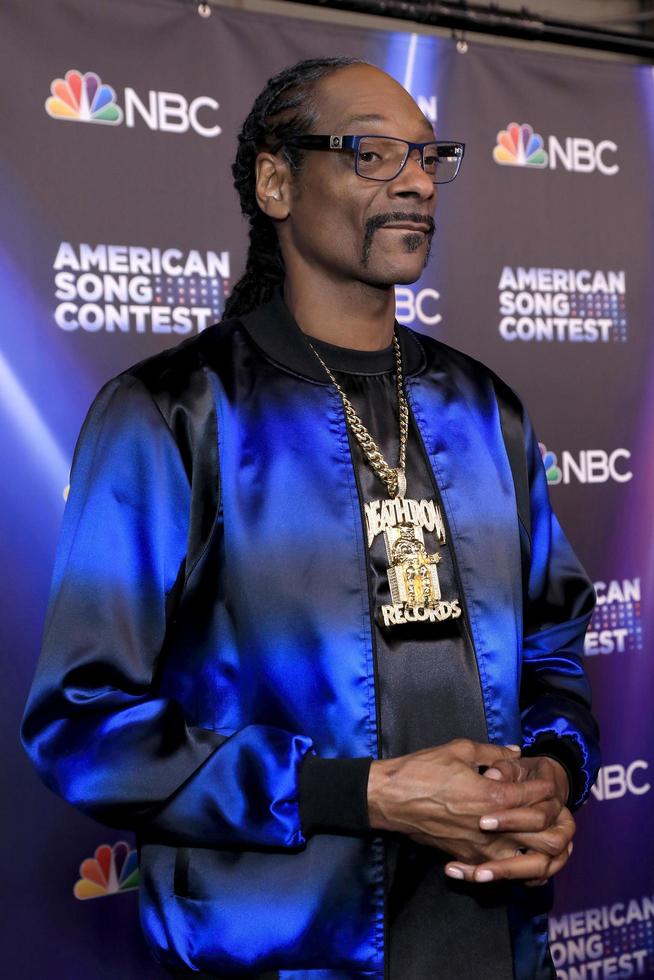 LOS ANGELES, MAY 9 - Snoop Dogg at the American Song Contest Week Grand Final at Universal Studios on May 9, 2022 in Universal City, CA photo