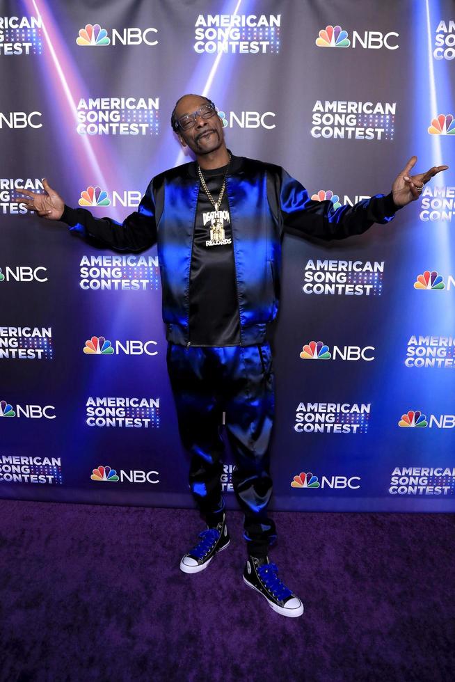 LOS ANGELES, MAY 9 - Snoop Dogg at the American Song Contest Week Grand Final at Universal Studios on May 9, 2022 in Universal City, CA photo