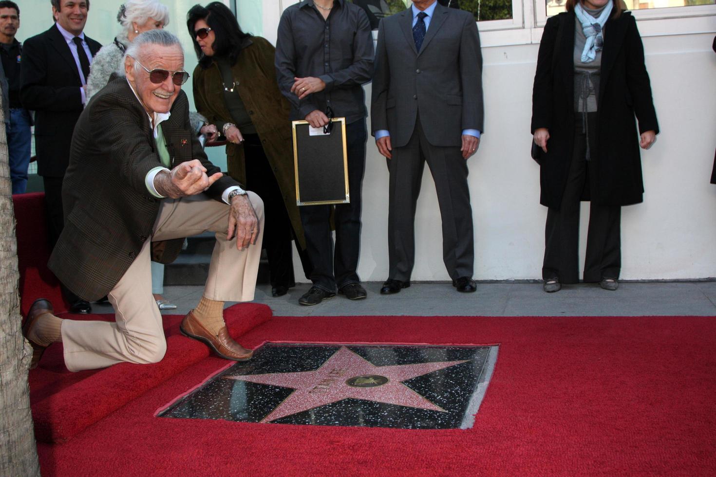 LOS ANGELES, JAN 14 - Stan Lee at the ceremony for Stan Lee as he receives his star on the Hollywood Walk of Fame at Hollywood Walk of Fame on January 14, 2011 in Los Angeles, CA photo