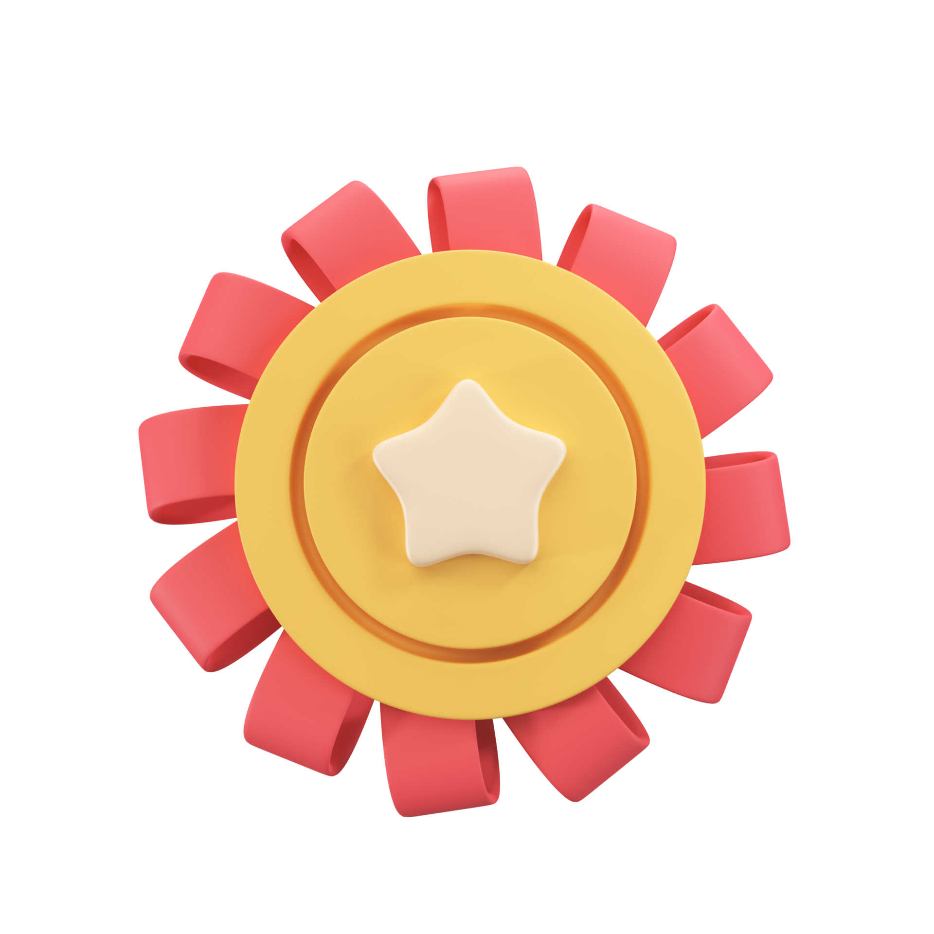 3d Gold Medal With A Star In The Middle Awards For Victories In victories-quantixed