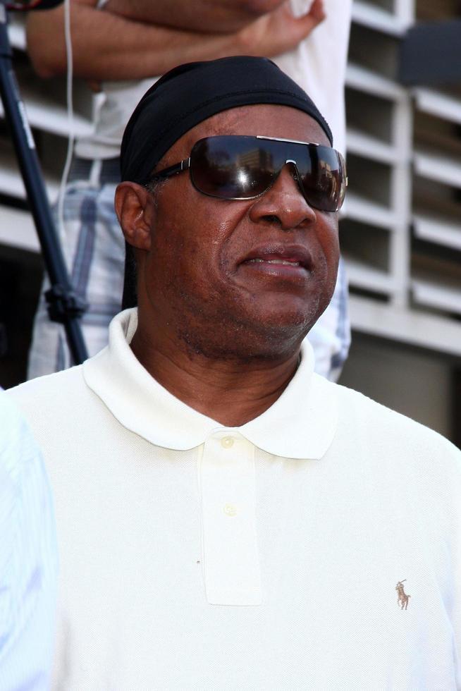 LOS ANGELES, MAY 31 - Stevie Wonder at the David Foster Hollywood Walk of Fame Star Ceremony at the Capital Records Building on May 31, 2013 in Los Angeles, CA photo