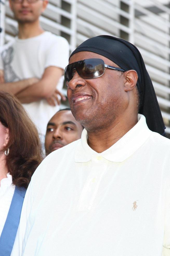 LOS ANGELES, MAY 31 - Stevie Wonder at the David Foster Hollywood Walk of Fame Star Ceremony at the Capital Records Building on May 31, 2013 in Los Angeles, CA photo