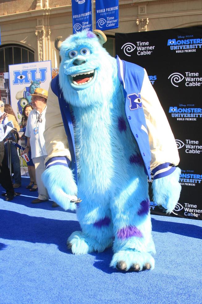 LOS ANGELES, JUN 17 - Sulley at the Monsters University Premiere at El Capitan Theater on June 17, 2013 in Los Angeles, CA photo
