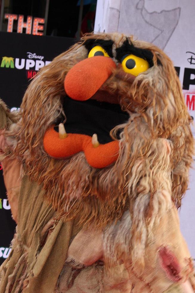 LOS ANGELES, MAR 11 - Sweetums at the Muppets Most Wanted , Los Angeles Premiere at the El Capitan Theater on March 11, 2014 in Los Angeles, CA photo