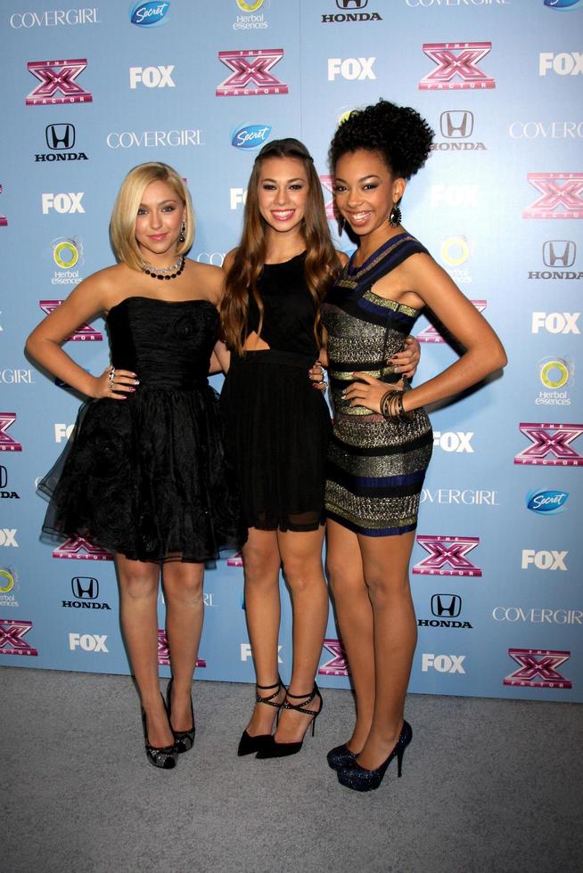 LOS ANGELES, NOV 4 - Sweet Suspense, Summer Reign, Celine Polenghi, Millie Thrasher at the 2013 X Factor Top 12 Party at SLS Hotel on November 4, 2013 in Beverly Hills, CA photo