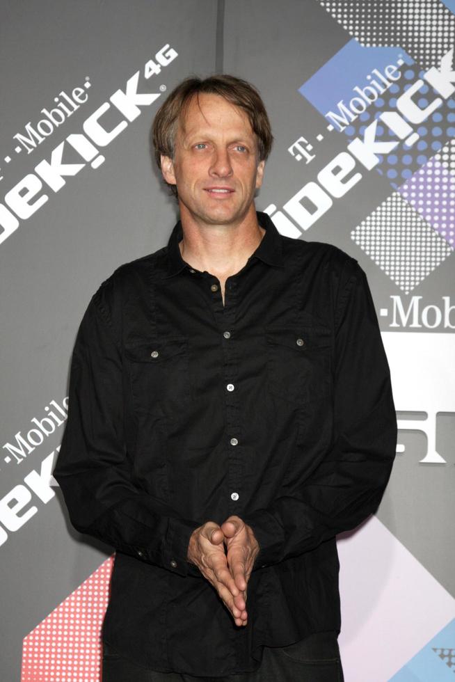 LOS ANGELES, APR 20 - Tony Hawk arriving at the Launch Of The New T-Mobile Sidekick 4G at Old Robinson May Building on April 20, 2011 in Beverly Hills, CA photo