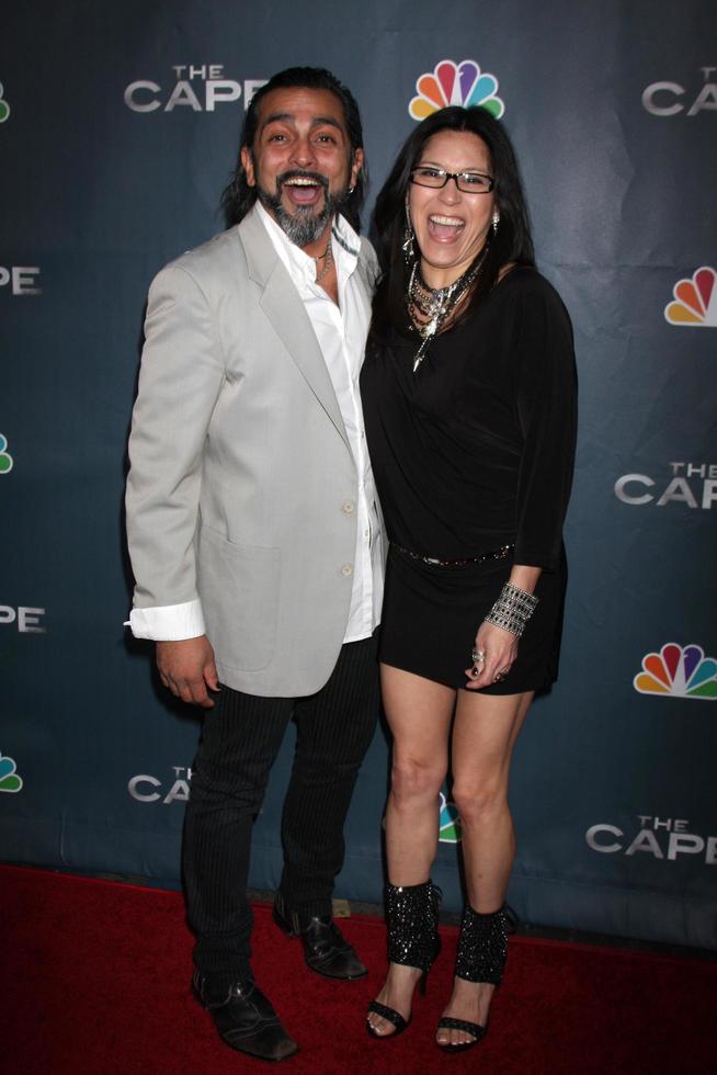LOS ANGELES, JAN 4 - Anil Jumar, wife arrives at The Cape Premiere Party at Music Box Theater on January 4, 2011 in Los Angeles, CA photo