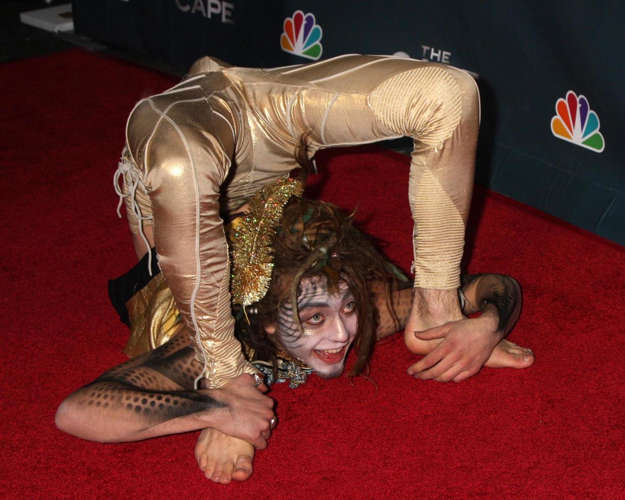 LOS ANGELES, JAN 4 - Circus Performer Atmosphere arrives at The Cape Premiere Party at Music Box Theater on January 4, 2011 in Los Angeles, CA photo