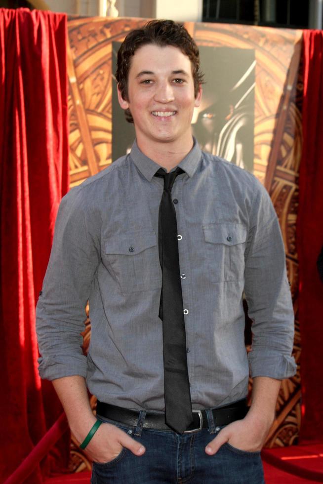 LOS ANGELES, MAY 2 - Miles Teller arriving at the Thor World Premiere at El Capitan theater on May 2, 2011 in Los Angeles, CA photo