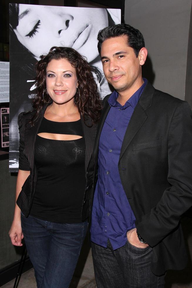LOS ANGELES, NOV 21 - Tiffany Shepis, husband at the The Key Premiere at the Laemmle s Music Hall on November 21, 2014 in Beverly Hills, CA photo
