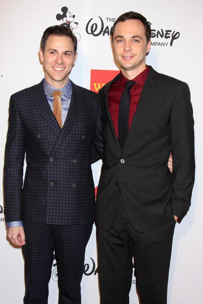 LOS ANGELES, OCT 18 - Todd Spiewak, Jim Parsons at the 2013 GLSEN Awards at Beverly Hills Hotel on October 18, 2013 in Beverly Hills, CA photo