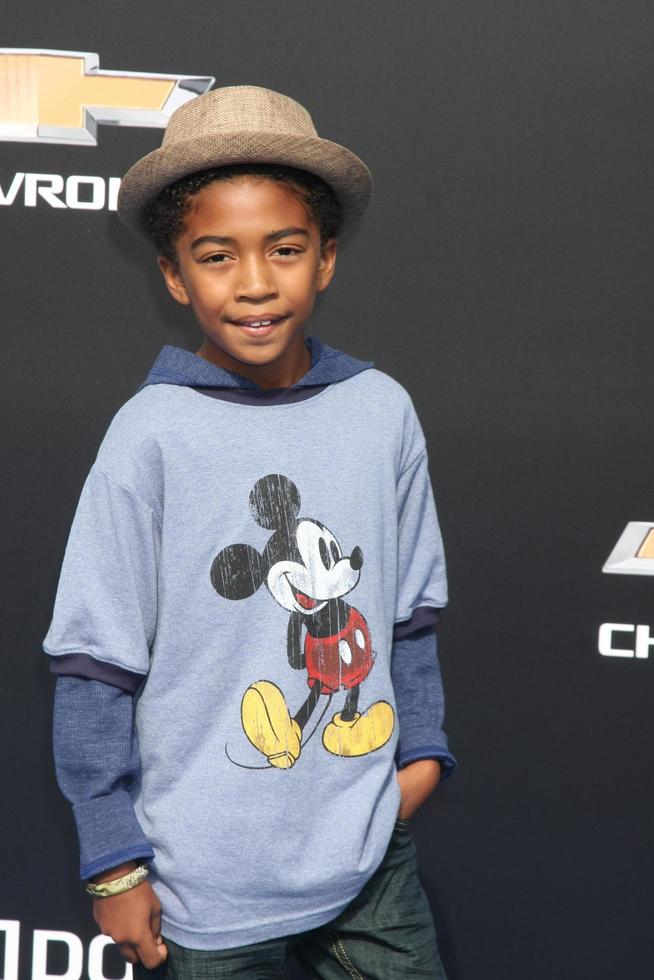 LOS ANGELES, MAY 9 - Miles Brown at the Tomorrowland Premiere at the AMC Downtown Disney on May 9, 2015 in Lake Buena Vista, CA photo