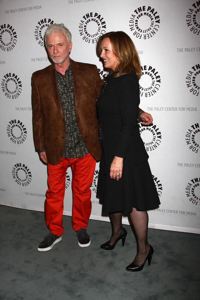 LOS ANGELES, APR 12 - Tony Geary, Genie Francis arrives at the General Hospital Celebrates 50 Years, Paley at the Paley Center For Media on April 12, 2013 in Beverly Hills, CA photo