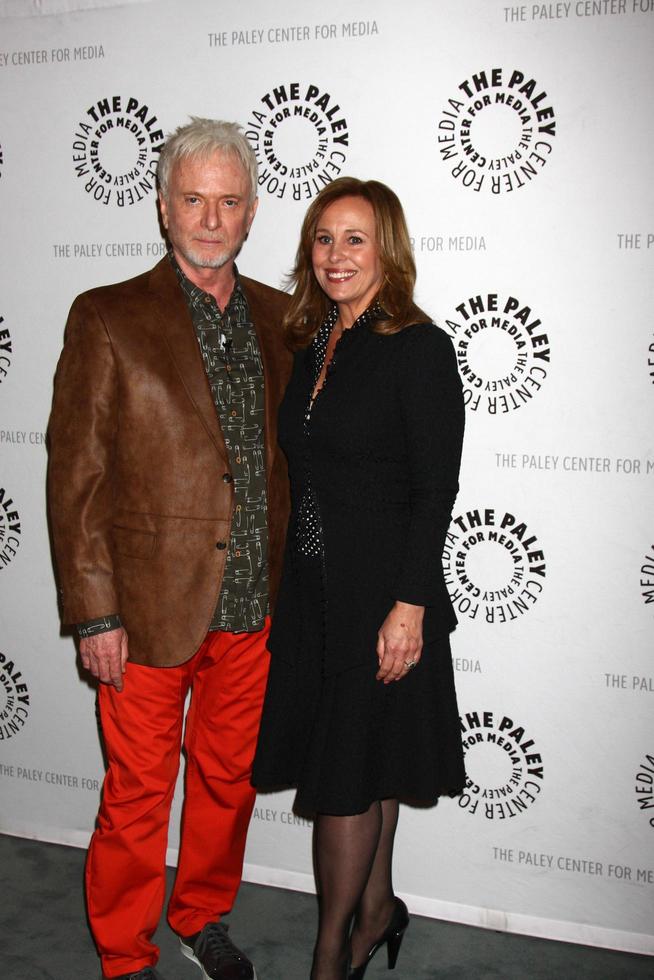 LOS ANGELES, APR 12 - Tony Geary, Genie Francis arrives at the General Hospital Celebrates 50 Years, Paley at the Paley Center For Media on April 12, 2013 in Beverly Hills, CA photo