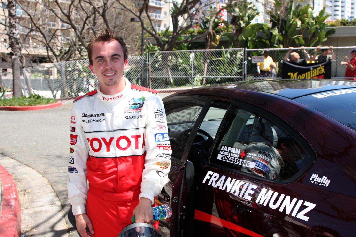 LOS ANGELES, APR 16 - Frankie Muniz at the Toyota Grand Prix Pro Celeb Race at Toyota Grand Prix Track on April 16, 2011 in Long Beach, CA photo