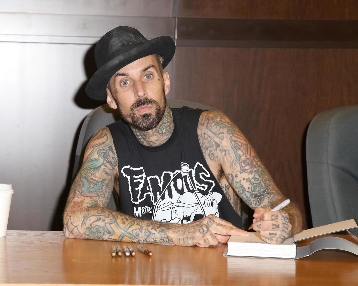 LOS ANGELES, OCT 20 - Travis Barker at the Travis Barker Bookisgning at the Basnes and Noble at The Grove on October 20, 2015 in Los Angeles, CA photo