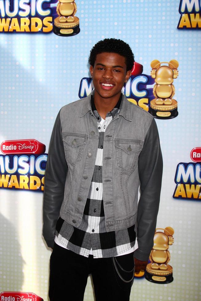 LOS ANGELES, APR 27 - Trevor Jackson arrives at the Radio Disney Music Awards 2013 at the Nokia Theater on April 27, 2013 in Los Angeles, CA photo