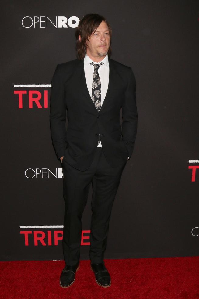 LOS ANGELES, FEB 16 - Norman Reedus at the Triple 9 Premiere at the Regal 14 Theaters on February 16, 2016 in Los Angeles, CA photo