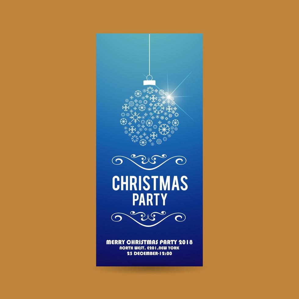 Merry Christmas cards with creative design vector