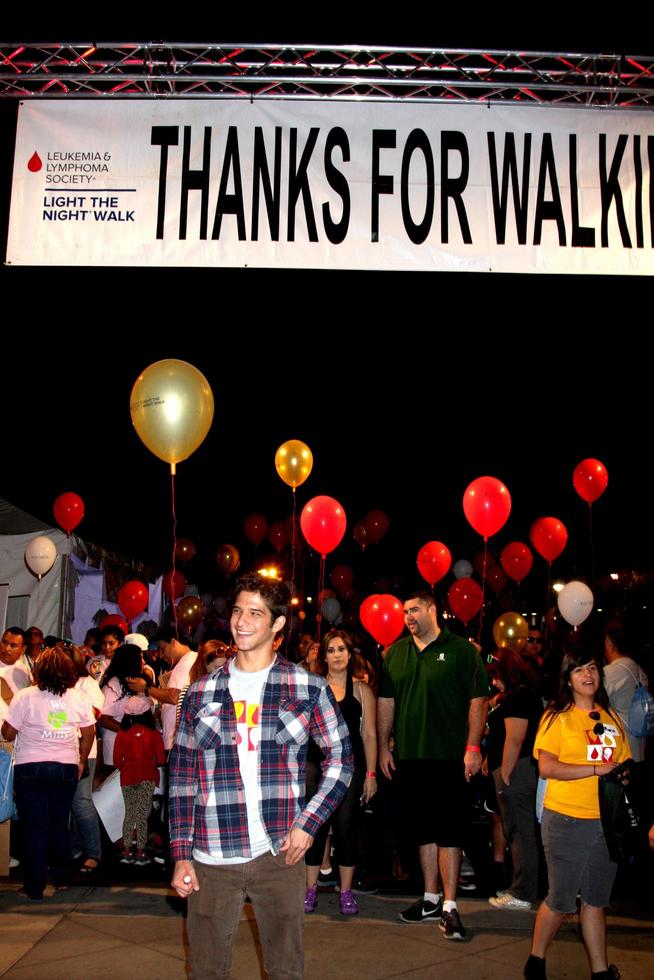 LOS ANGELES, OCT 6 - Tyler Posey at the Light The Night The Walk to benefit the Leukemia-Lymphoma Society at Sunset-Gower Studios on October 6, 2013 in Los Angeles, CA photo