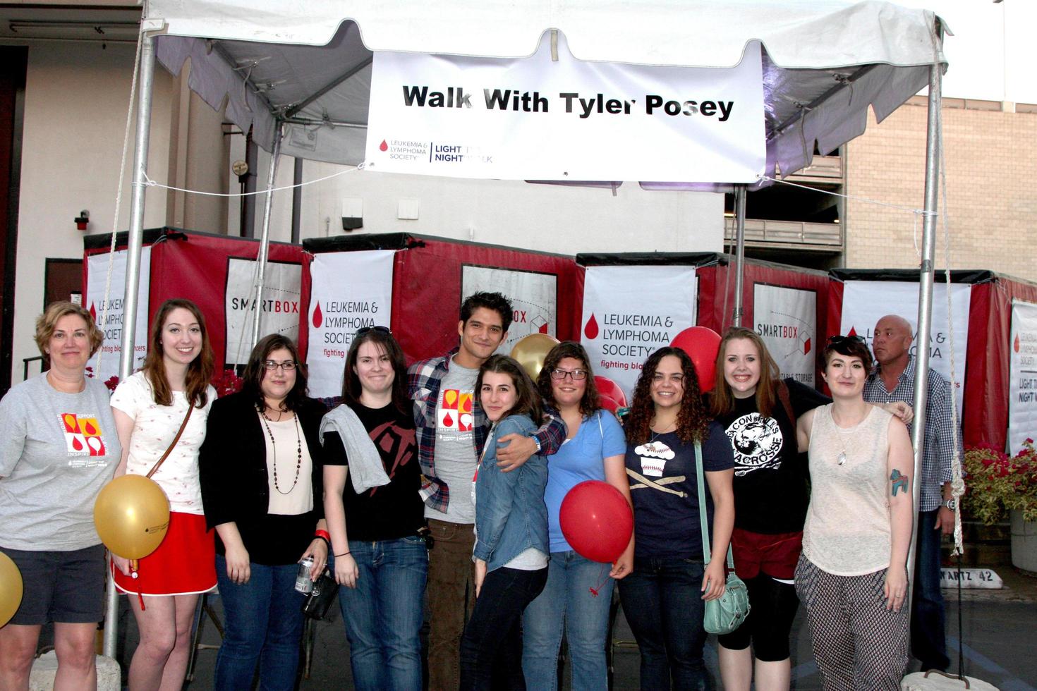 LOS ANGELES, OCT 6 - Tyler Posey with fans and supporters of his LLS team at the Light The Night The Walk to benefit the Leukemia-Lymphoma Society at Sunset-Gower Studios on October 6, 2013 in Los Angeles, CA photo